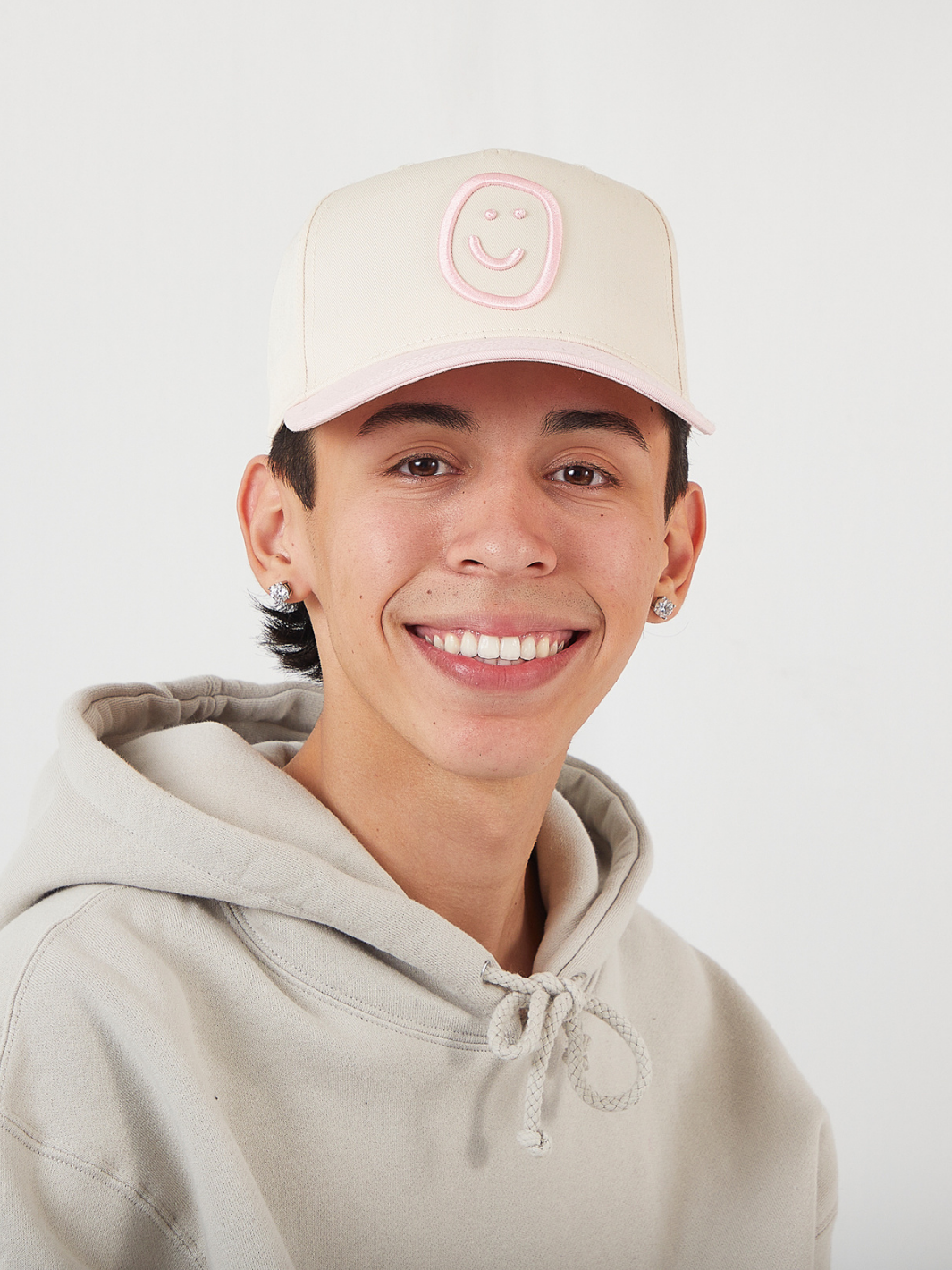 Nick Hat - Natural/Pink