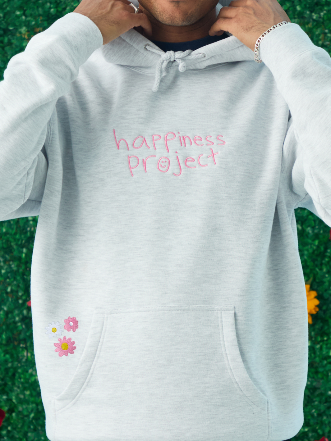 Bouquet Hoodie - Heather Gray