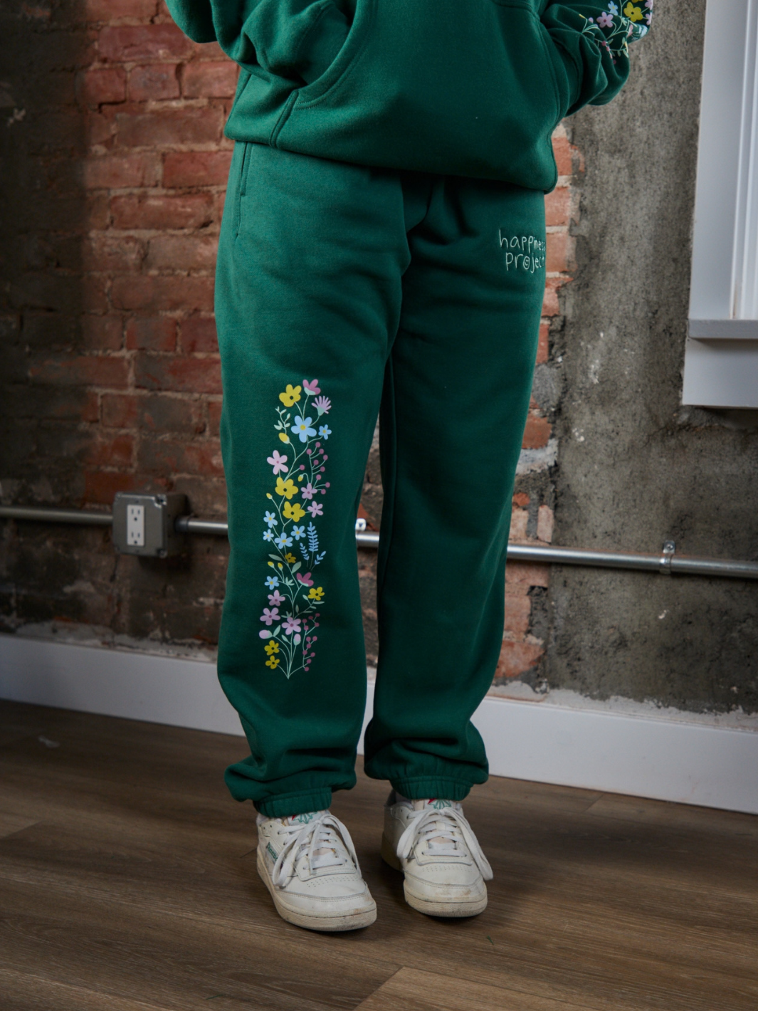 Wildflower Sweatpants - Dark Green