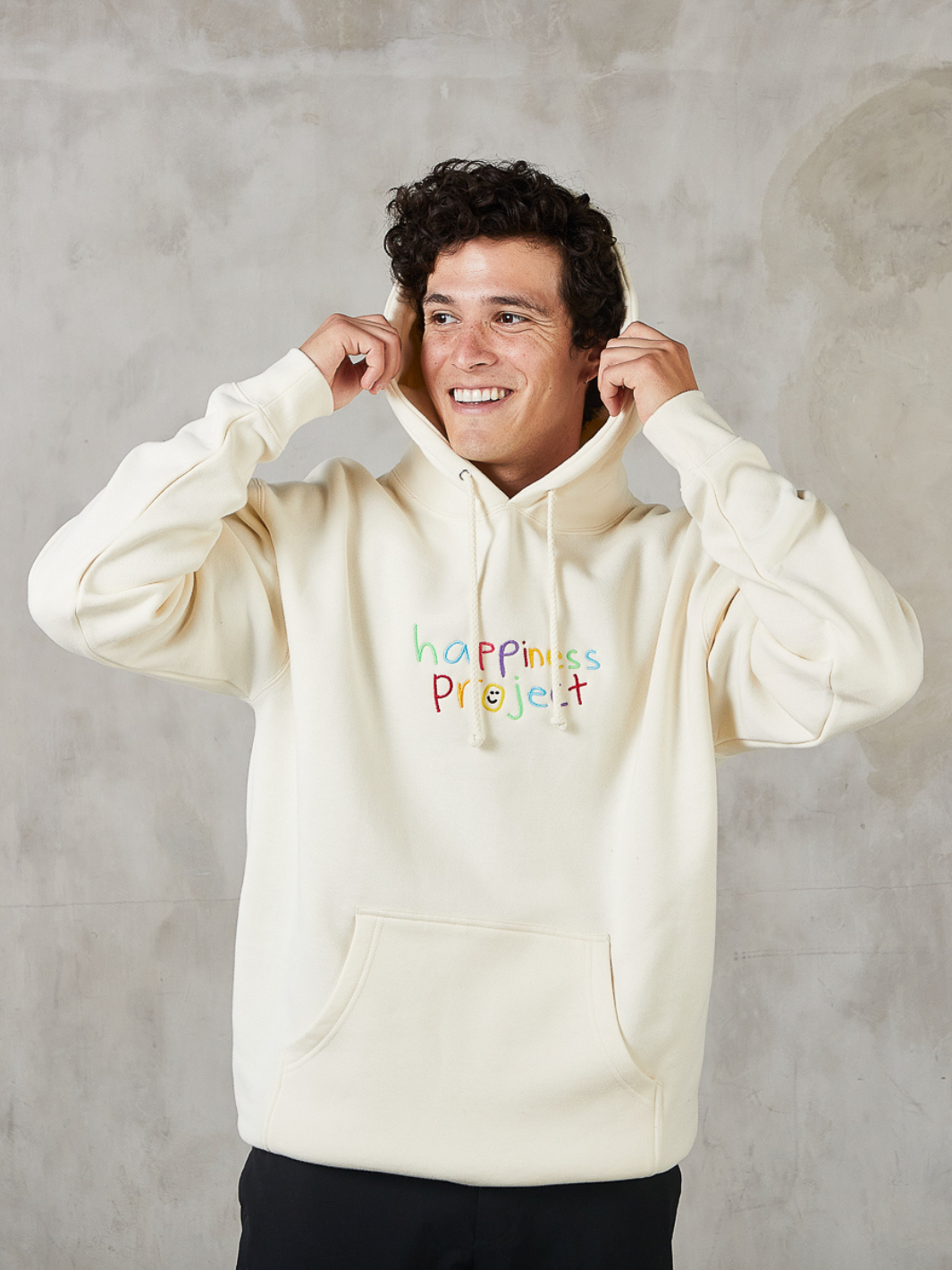 Original Happiness Hoodie - Cream