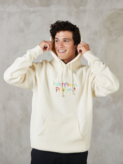 happiness hoodie #color_cream