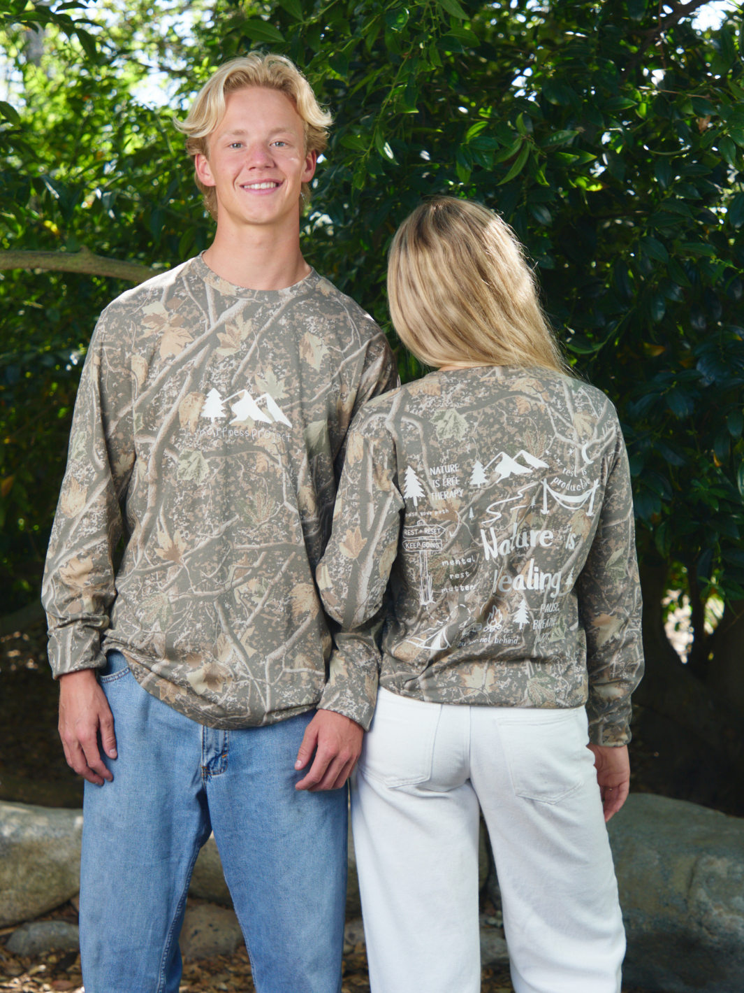 Nature Is Healing Long Sleeve - Camo