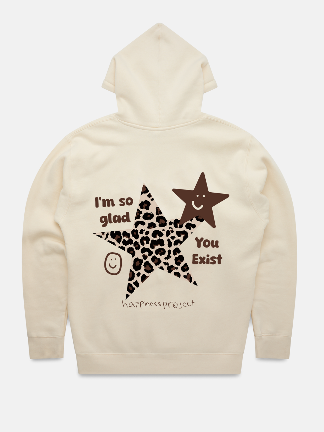 Glad You Exist Hoodie - Cream