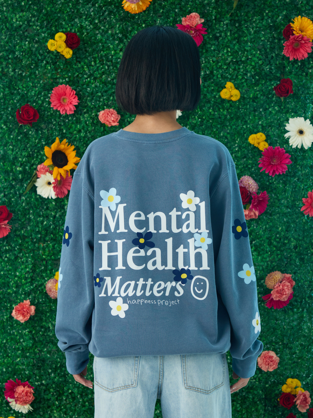 Mental Health Matters Crewneck - In Bloom