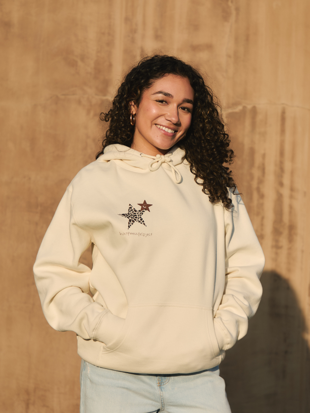 Glad You Exist Hoodie - Cream