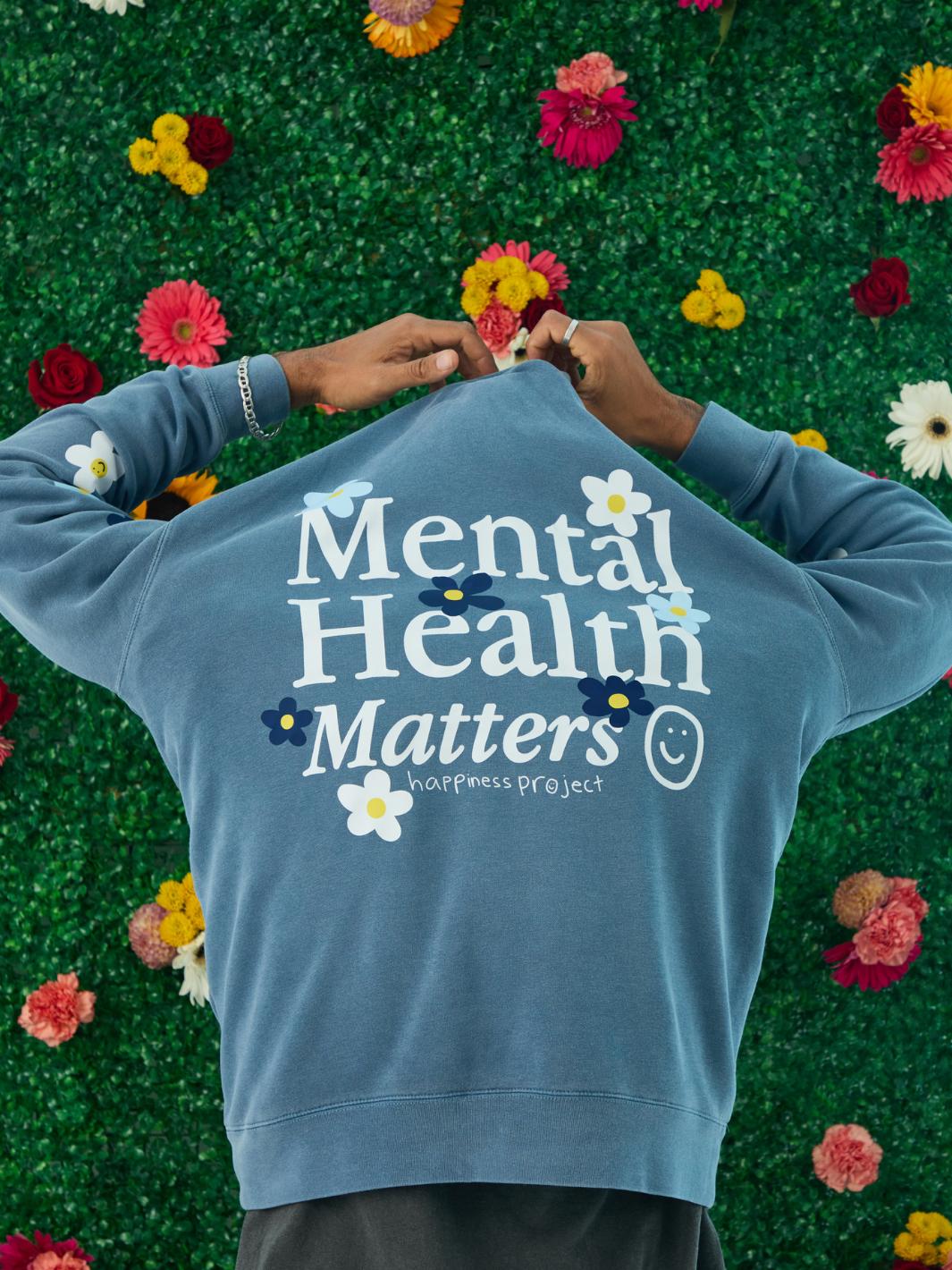 Mental Health Matters Crewneck - In Bloom