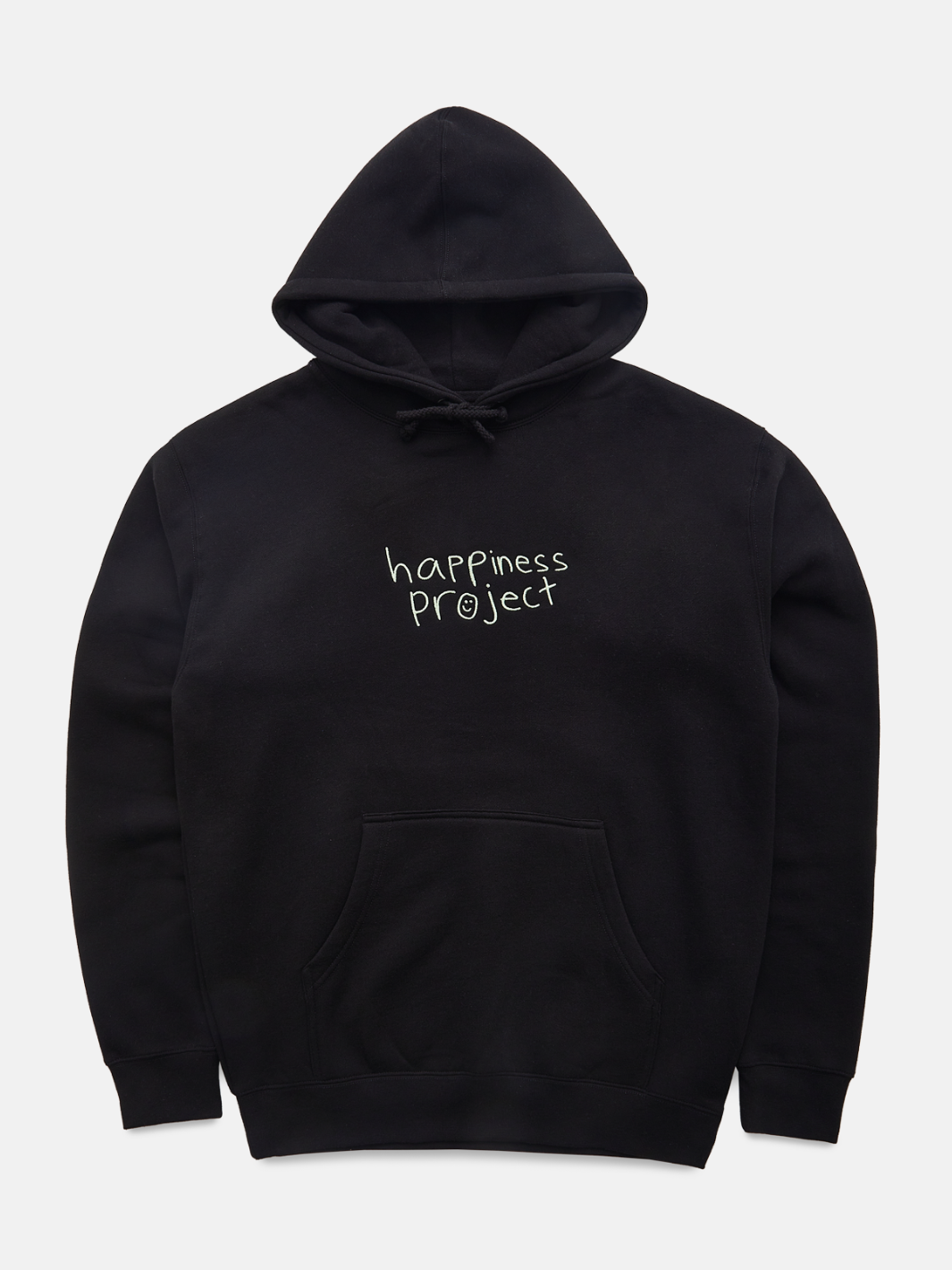 Happy You're Here Hoodie - Black/Matcha