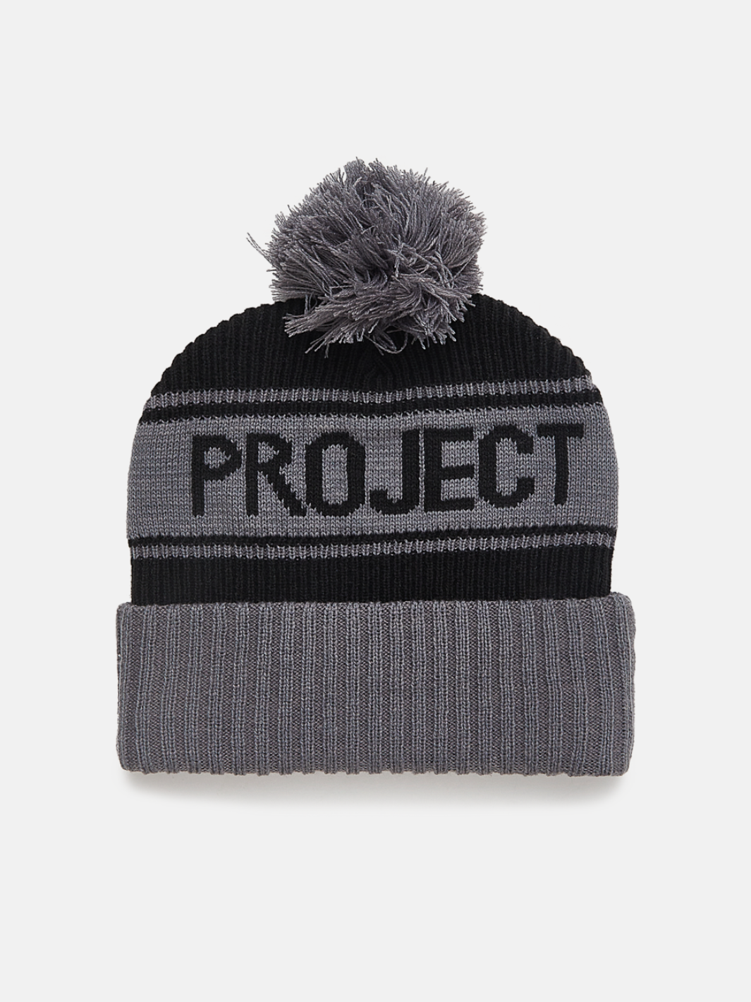 Happiness Pom Beanie - Black