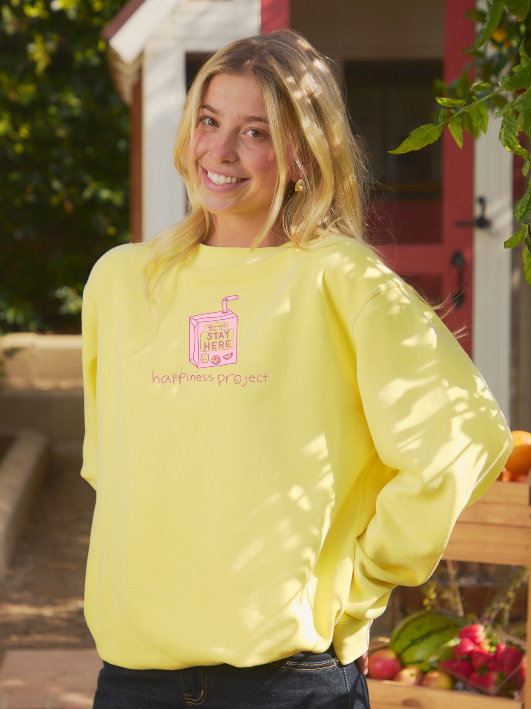 Happiness Lemonade Crewneck