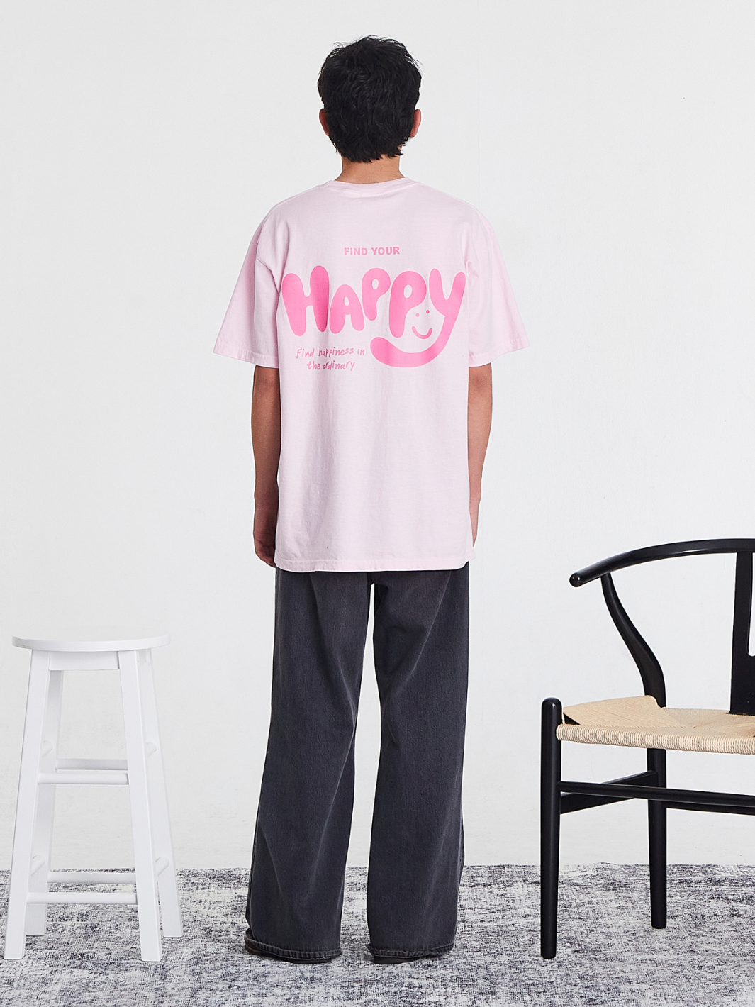 Happy T-Shirt - Pink