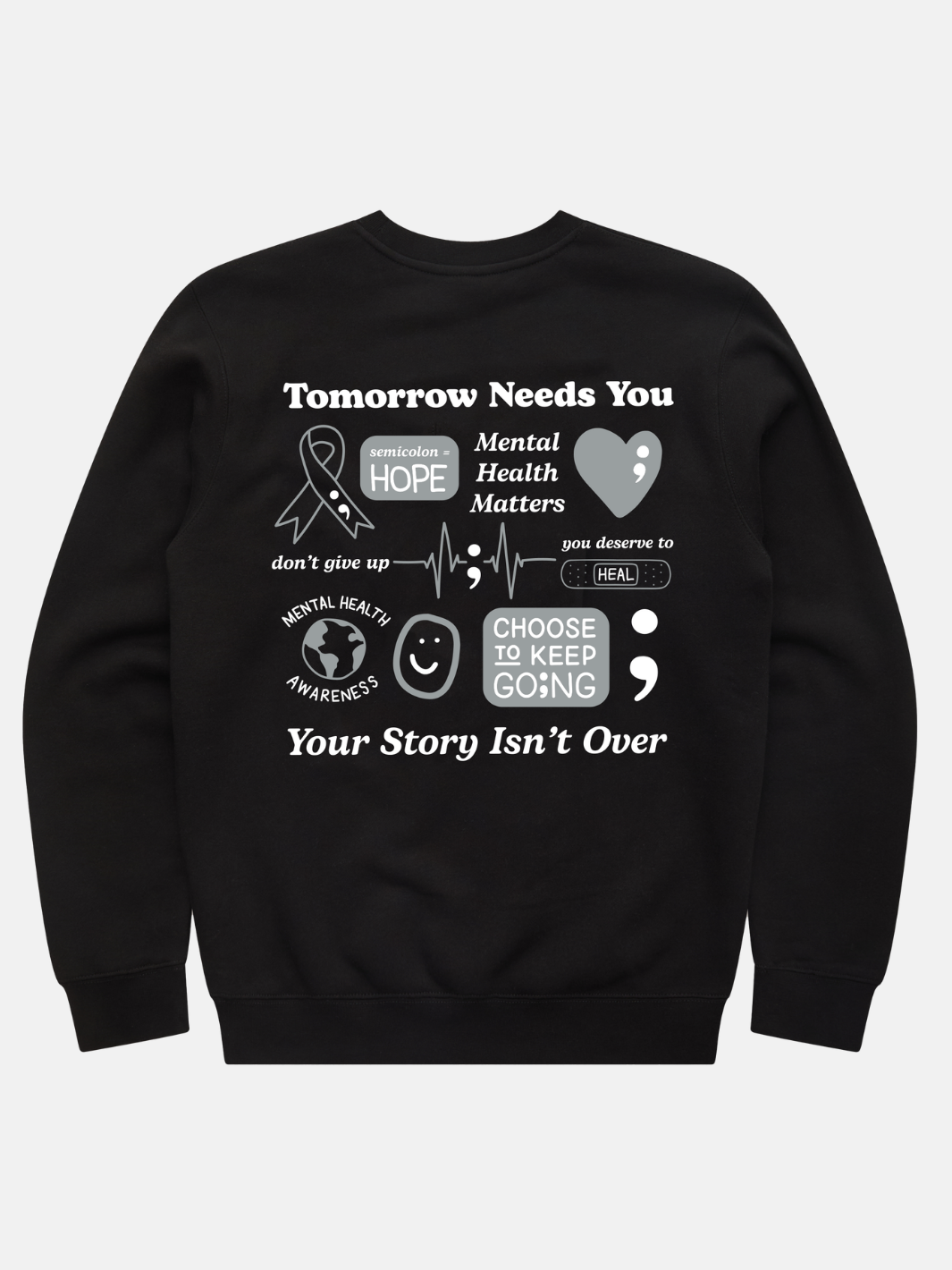 Semicolon Crewneck