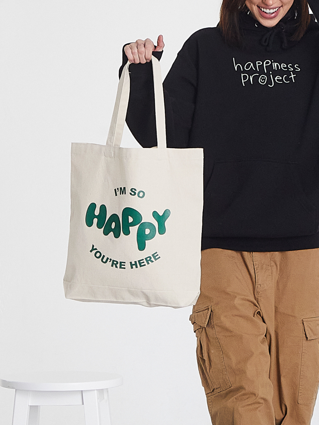 Happy You're Here Tote