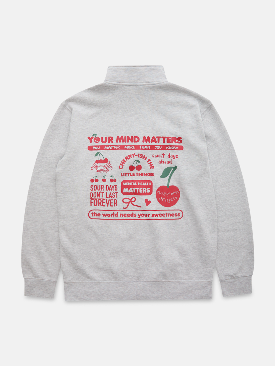 Cherry Quarter Zip