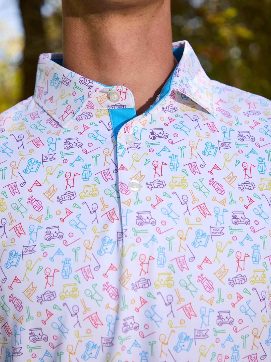 Men's Happiness Golf Polo