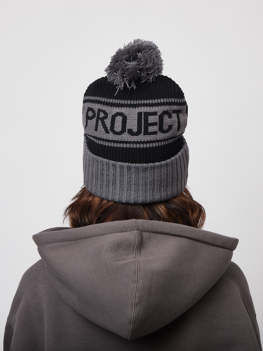 Happiness Pom Beanie - Black