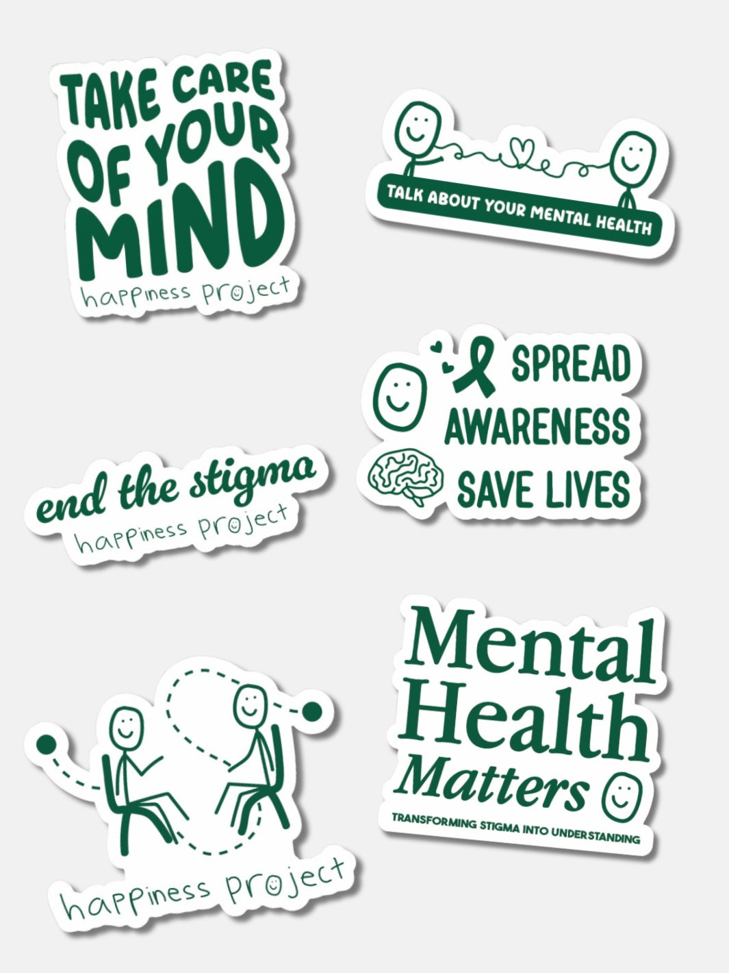 Mental Health Month Sticker Pack