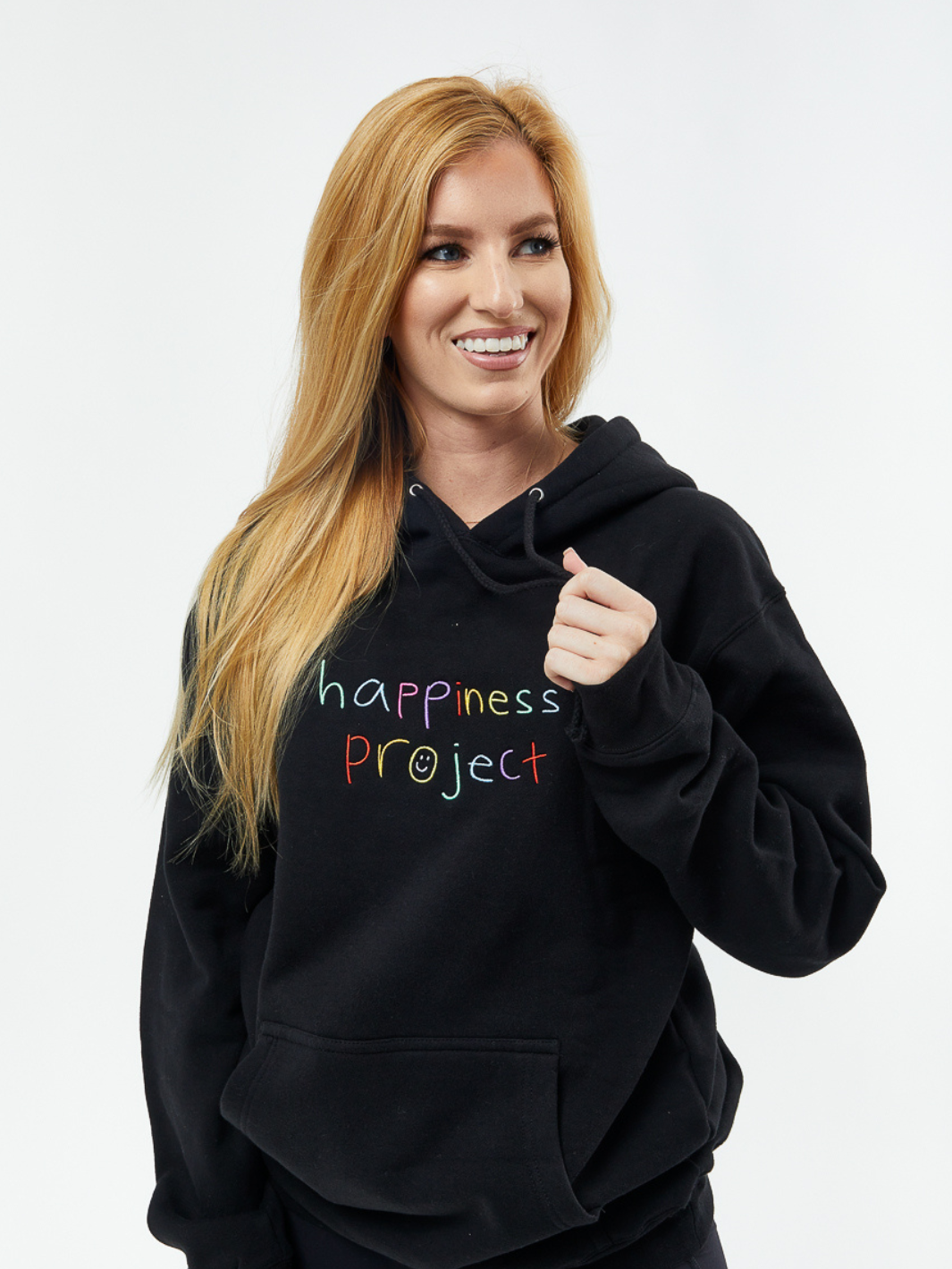happiness hoodie #color_black