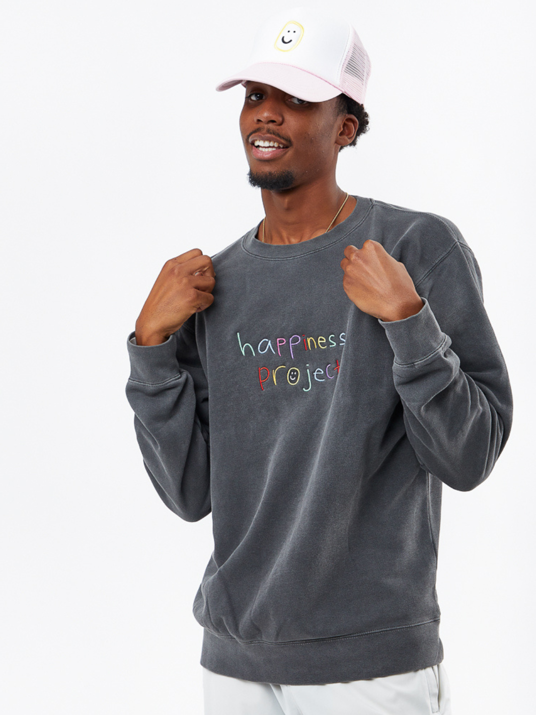 Happiness Crewneck - Pepper