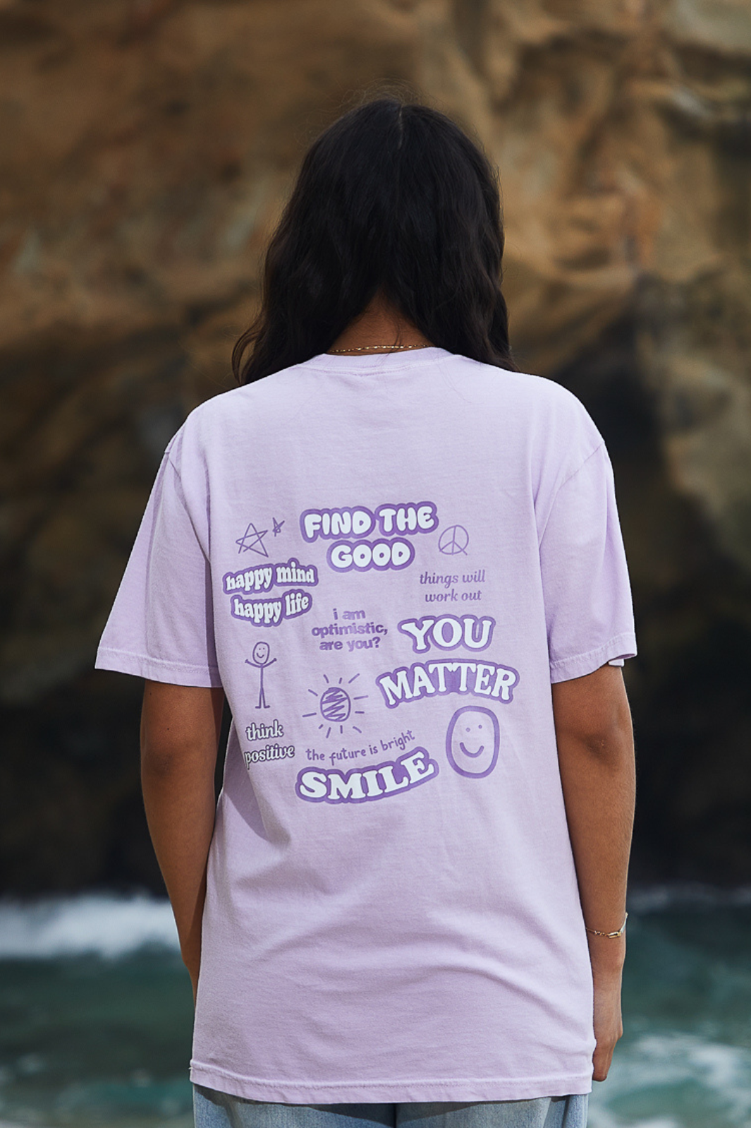 Positivity T-Shirt - Lavender
