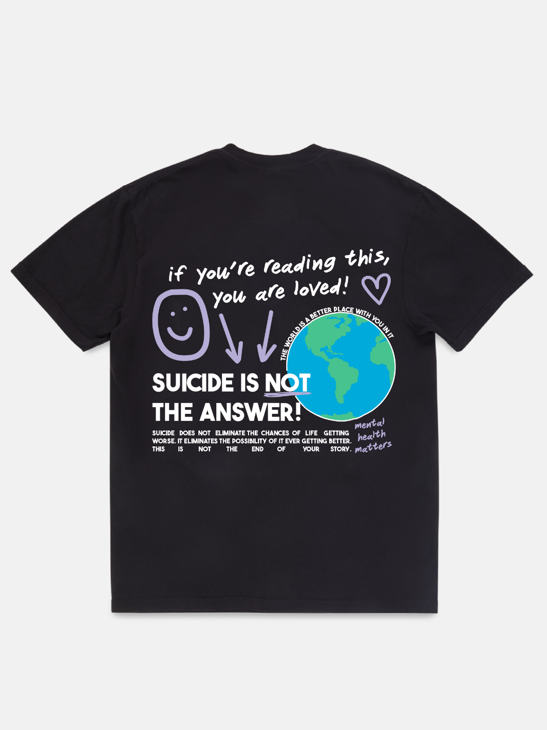 Not The Answer T-Shirt - Black