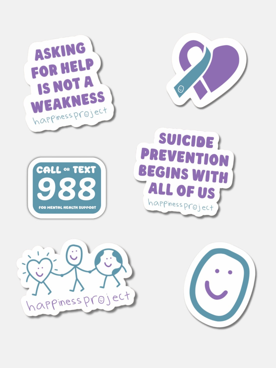 Suicide Prevention Sticker Pack