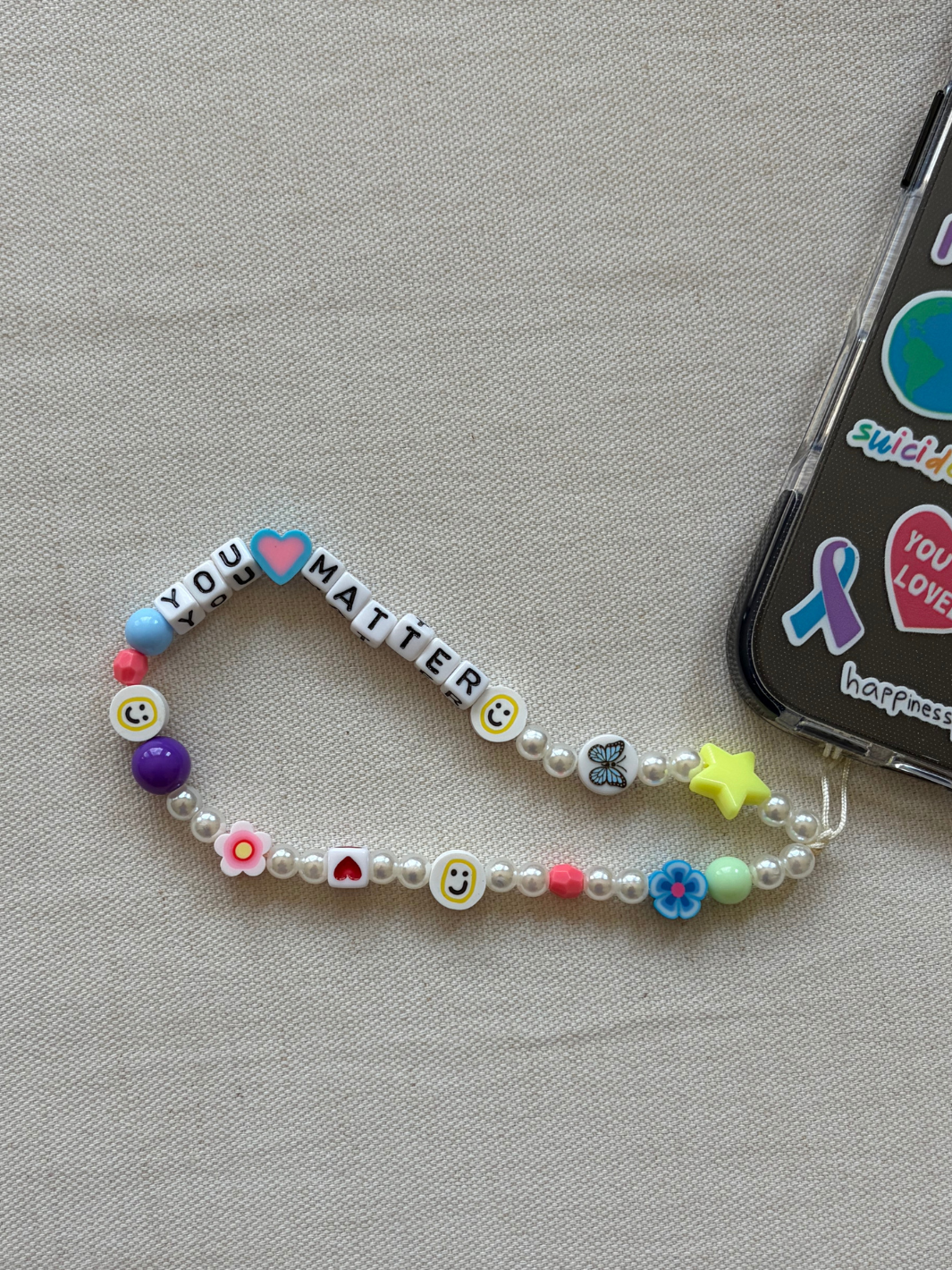 You Matter Phone Charm