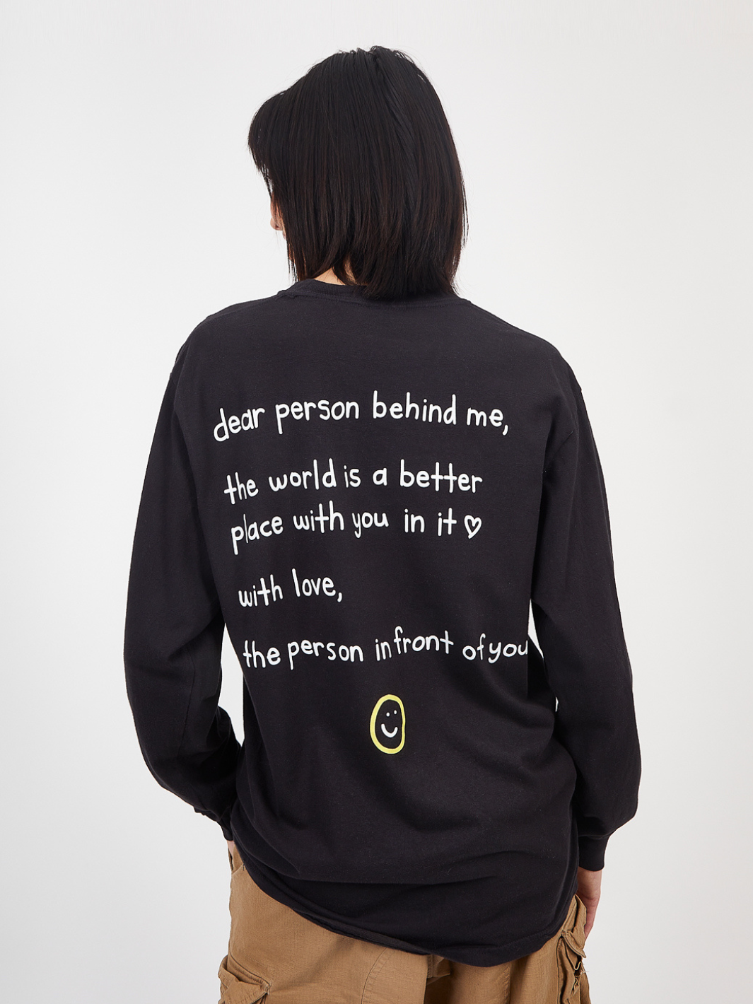 Dear Person Behind Me Long Sleeve - Black