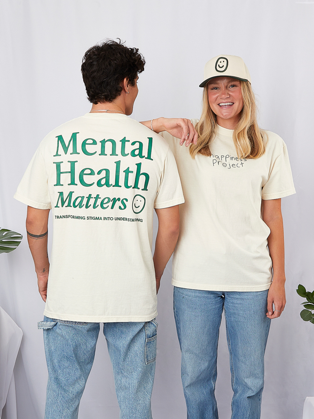 Mental Health Matters T-Shirt - Cream