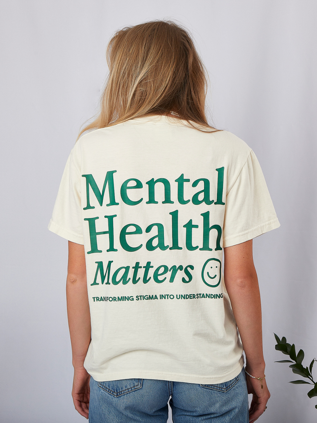 Mental Health Matters T-Shirt - Cream