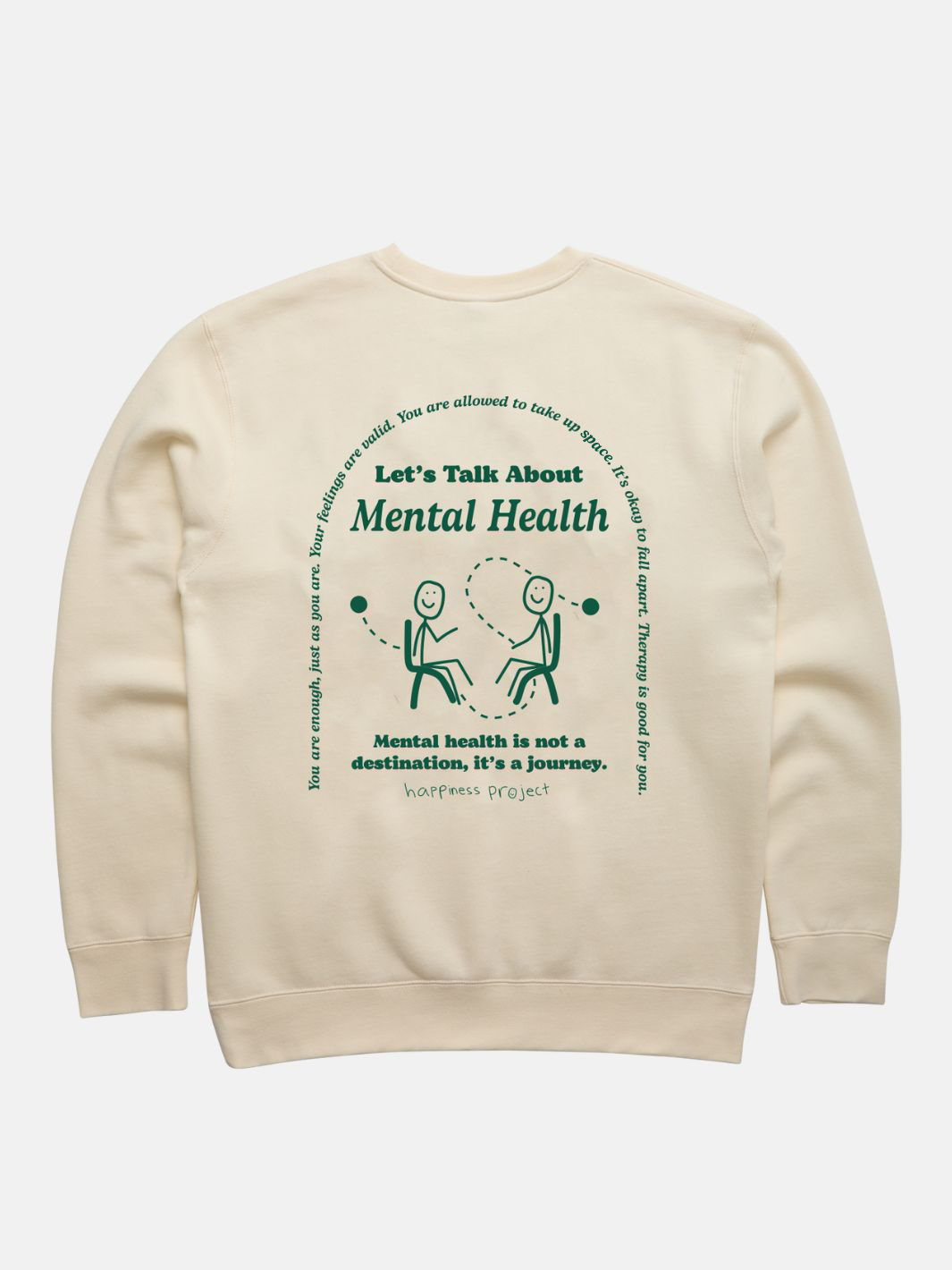 Talk About It Crewneck - Cream