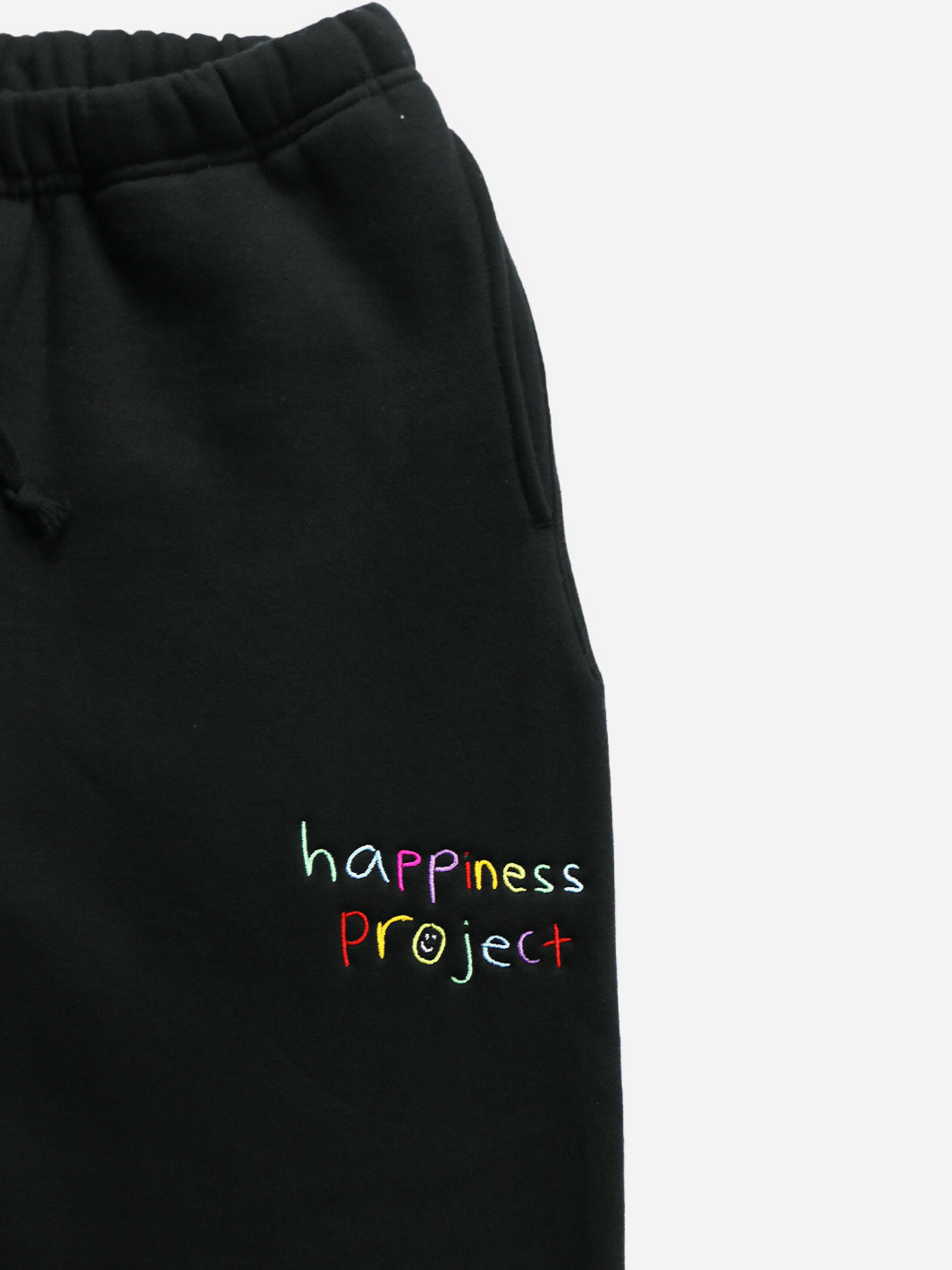 happiness project sweatpants closeup #color_black