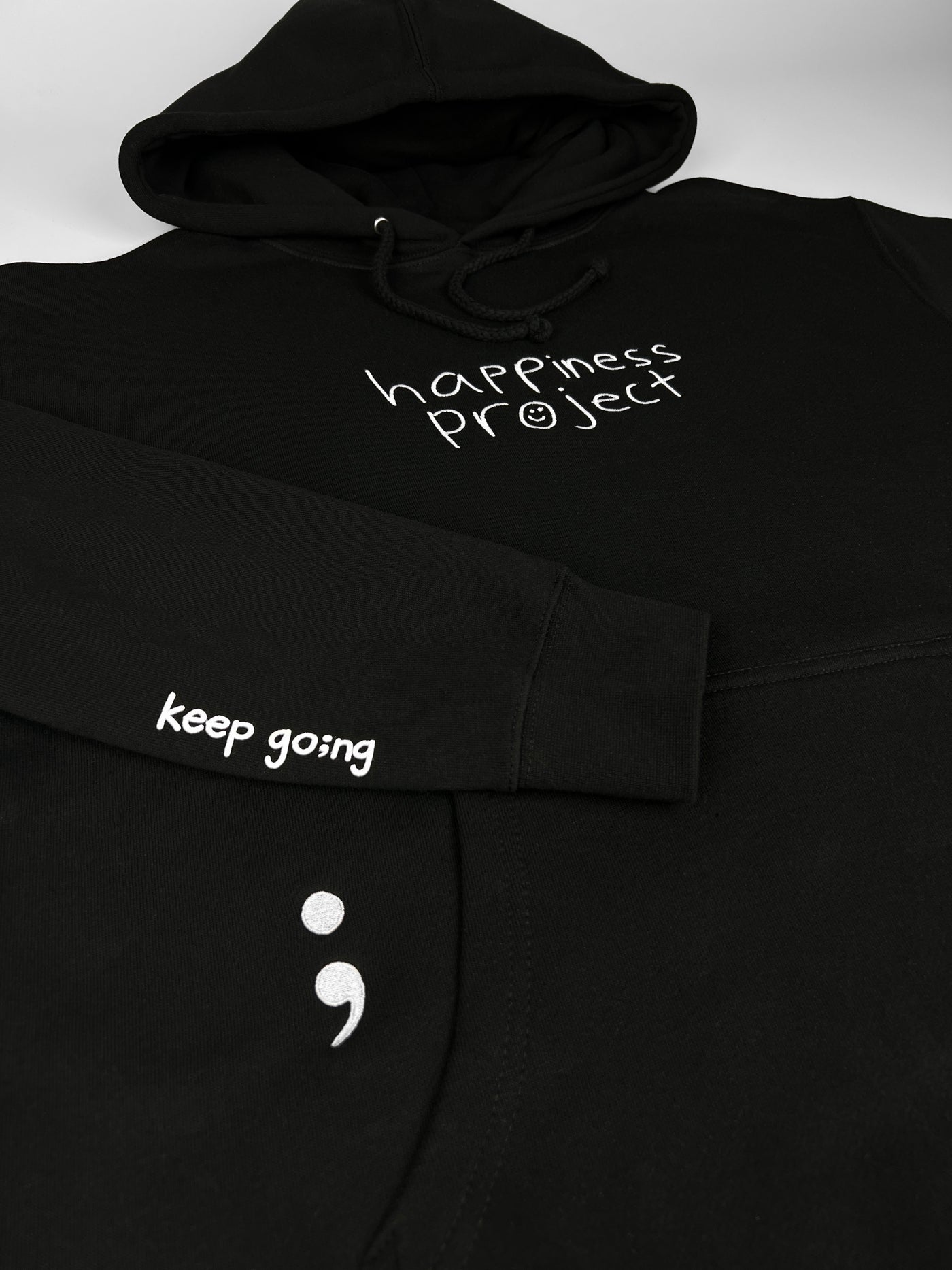 the semicolon hoodie